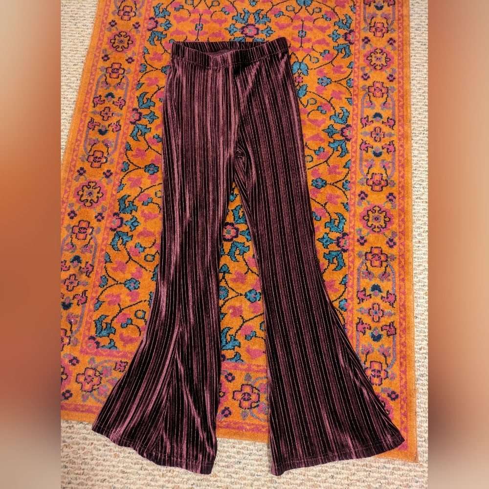 Wild Fable Ribbed Velvet Flare Pants